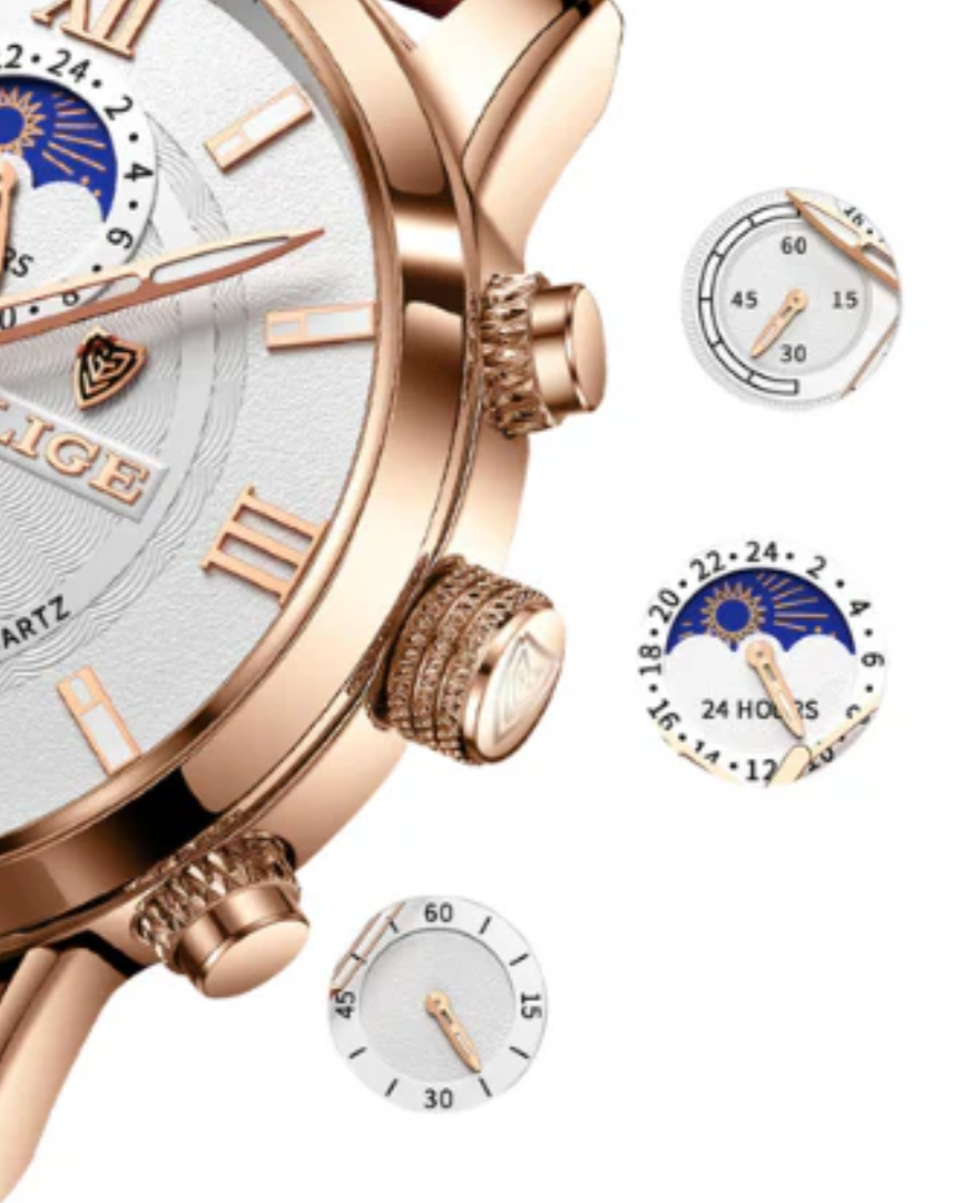 Orologio classico Lugano (impermeabile)