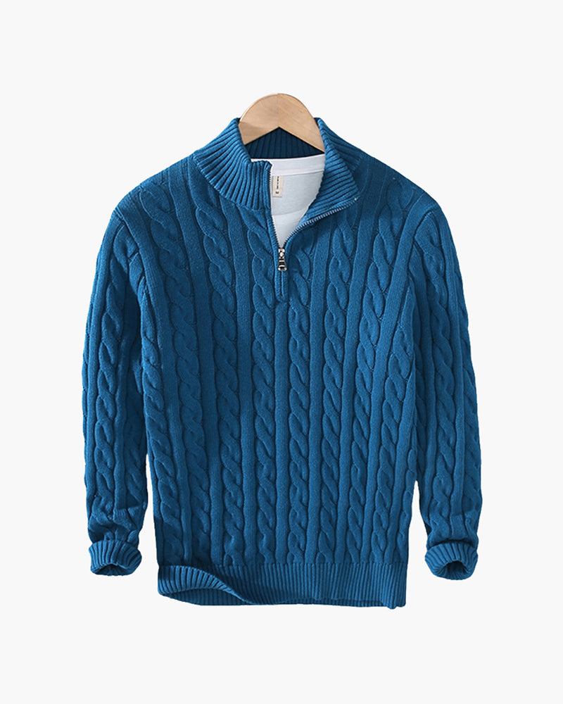 Maglione con mezza zip Verbier