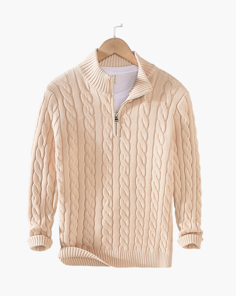 Maglione con mezza zip Verbier