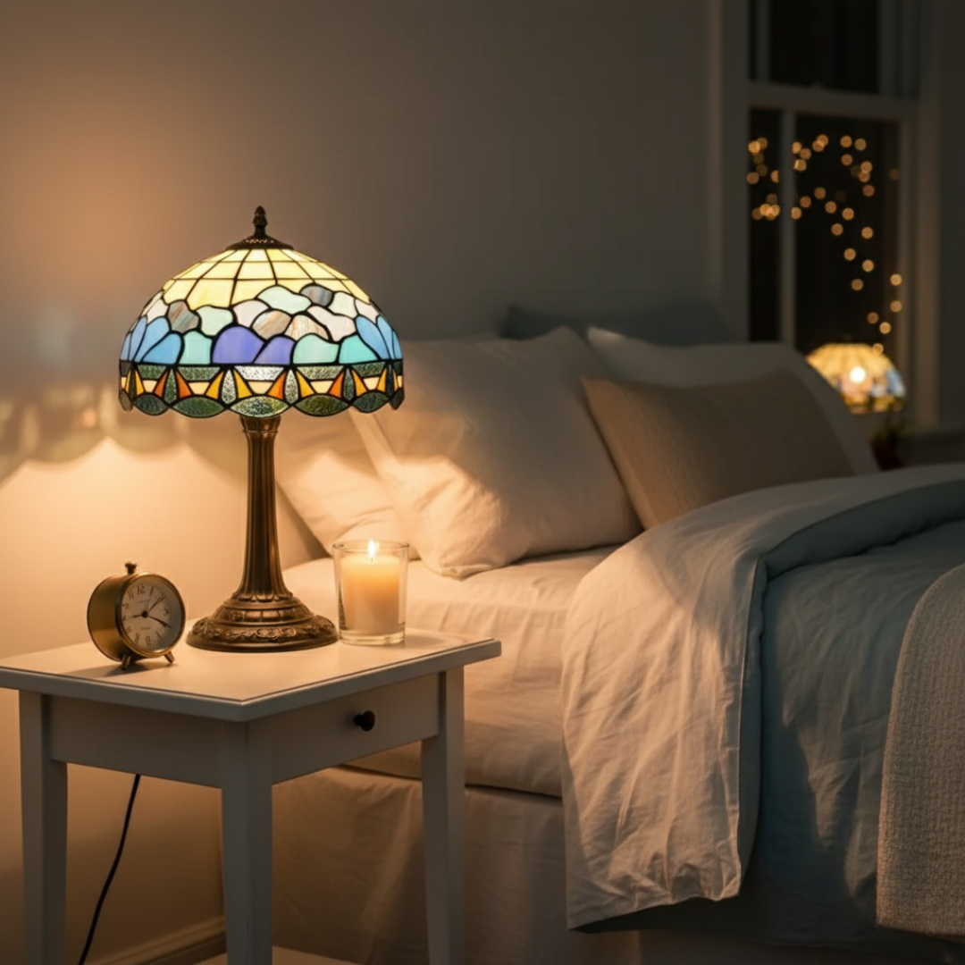 Vibrant Rose-Inspired Lamp