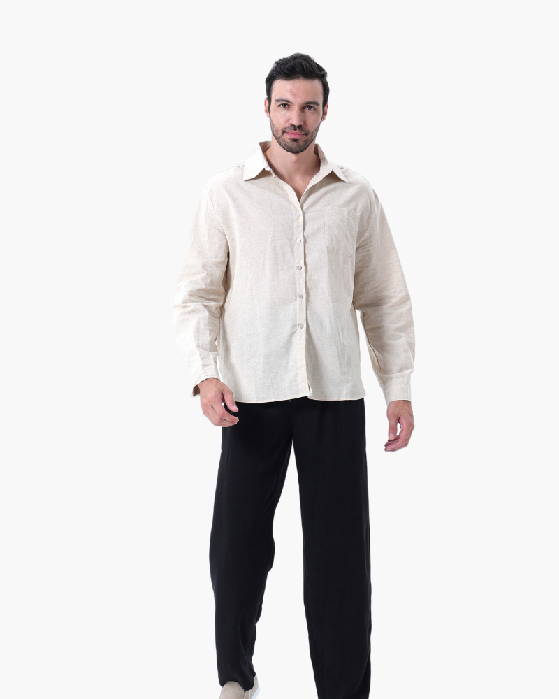 Completo lino Old Money (Manica lunga)