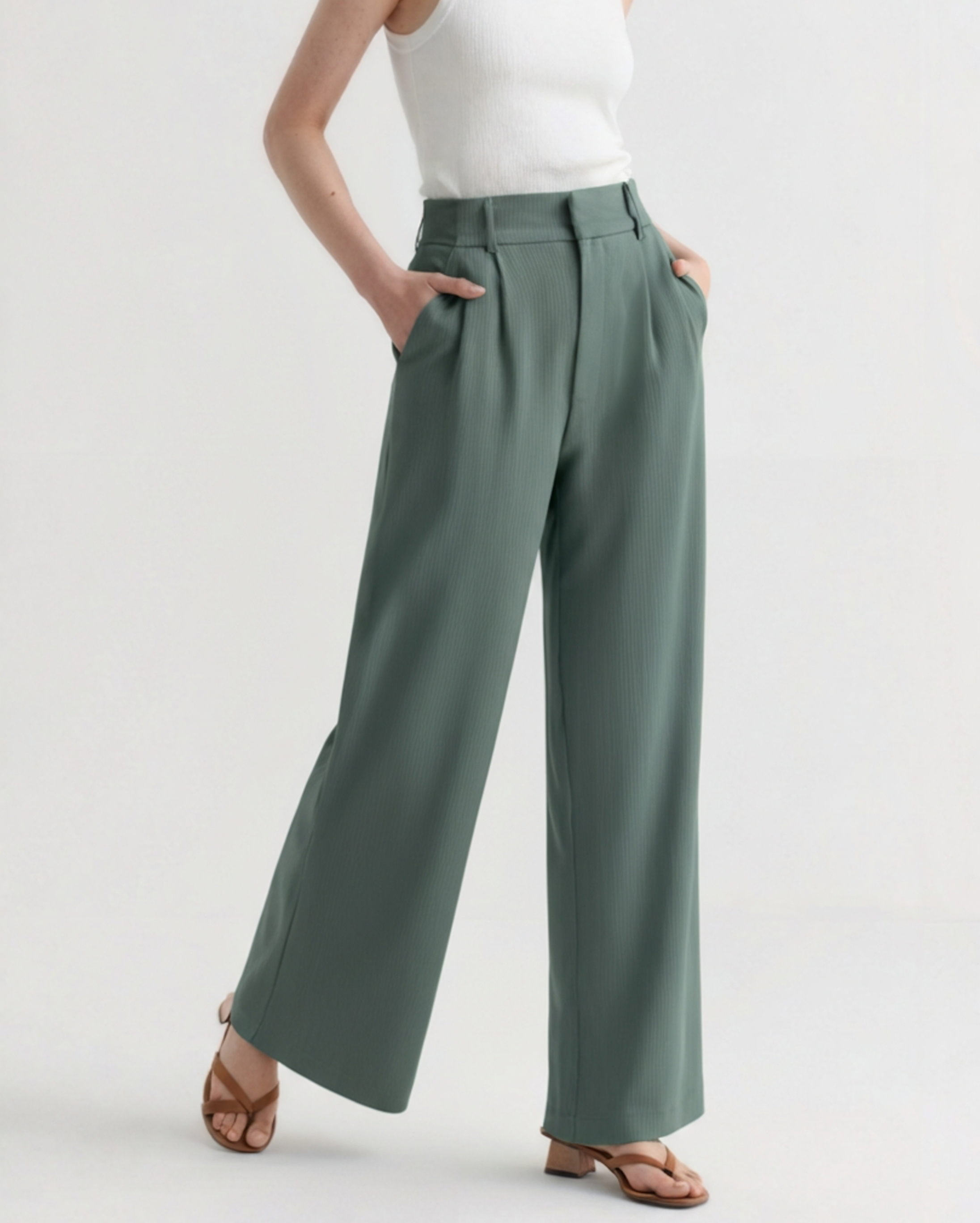 Pantaloni a gamba larga Serena